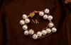 Radiant Pearl Cluster Bracelet