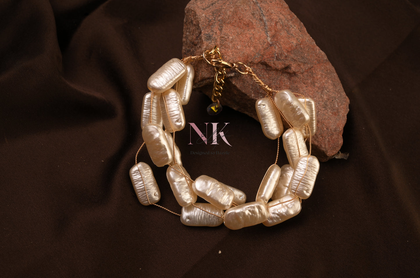 Golden Charm Baroque Bracelet