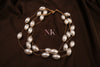 Lustrous Elegance Multi-Layer Pearl Neckline