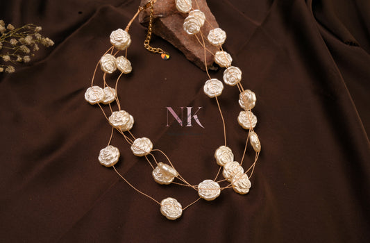 Rose Pearl Elegance Neckline