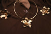 Petal Shine Statement Ring & Neckline Set