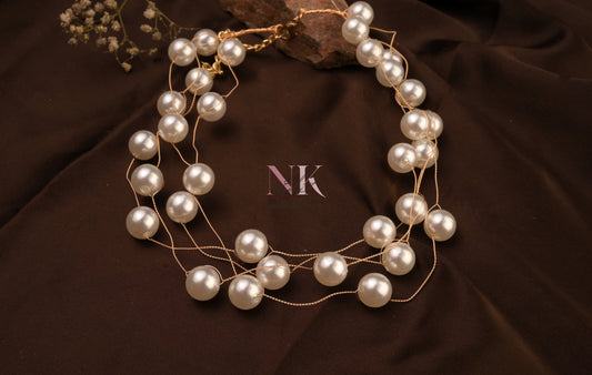 Pearl Luxe Layered Neckline