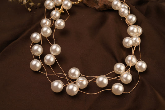 Pearl Luxe Layered Neckline