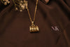 Regal Charm Gold Pendant Necklace