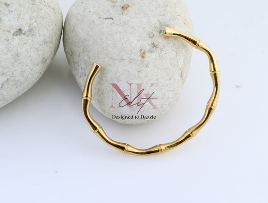 Bamboo Grace Cuff Bracelet