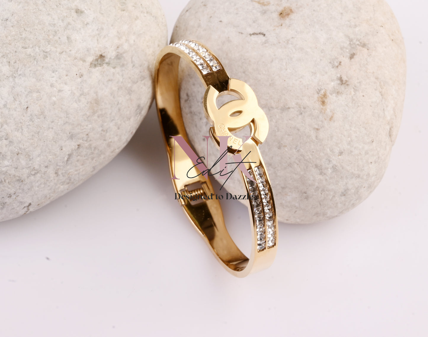 Golden Designer Bracelet