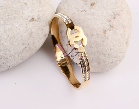Golden Designer Bracelet