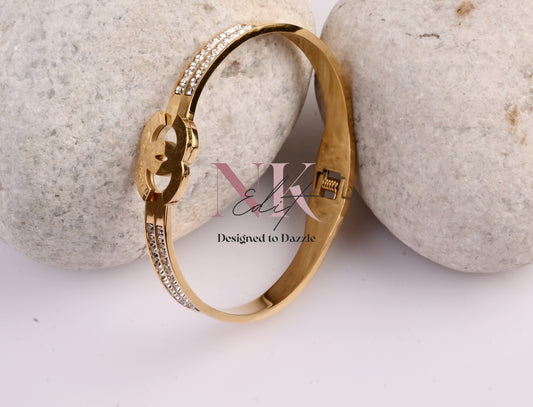 Golden Designer Bracelet