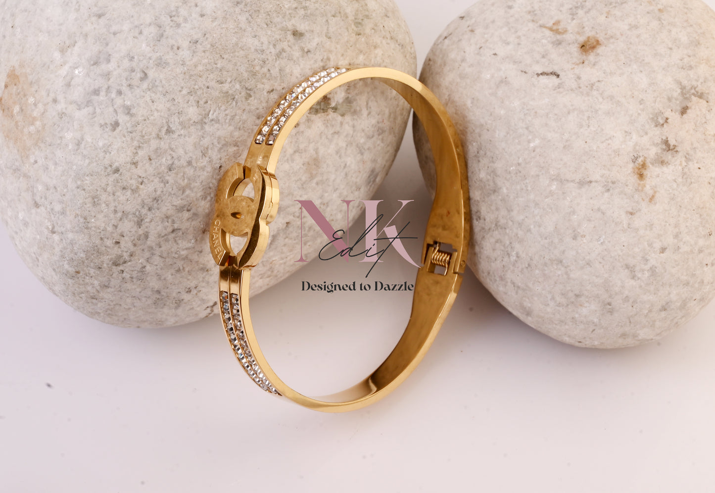 Golden Designer Bracelet