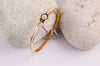 Pearl Essence Geometric Gold Bracelet