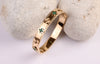 Green Clover Charm Gold Bracelet