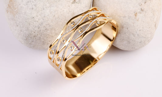 Golden Twilight Swirl Bracelet