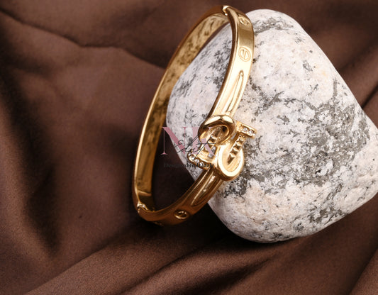 Golden Monogram Bracelet