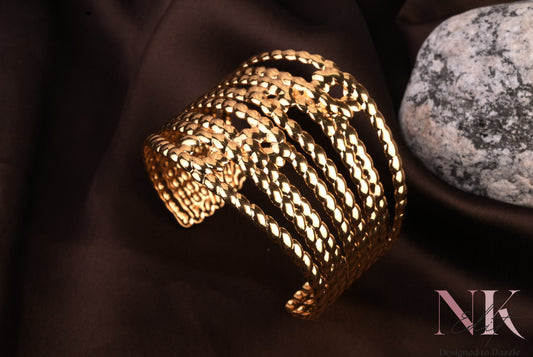 Wave Statement Cuff Bracelet