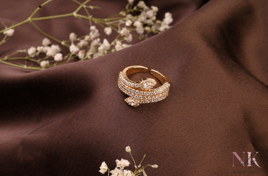 Serpent Sparkle Ring