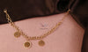 Golden Tree of Life Dual-Layer Charm Bracelet
