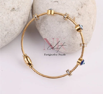 Golden Evil Eye Guardian Bracelet