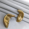 Golden Aura Textured Studs