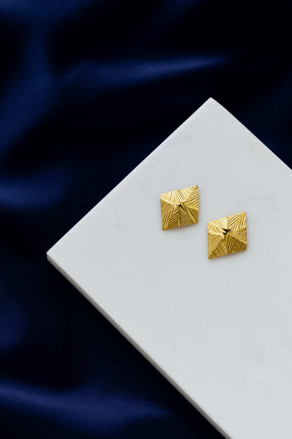Golden Starlight Statement Earrings