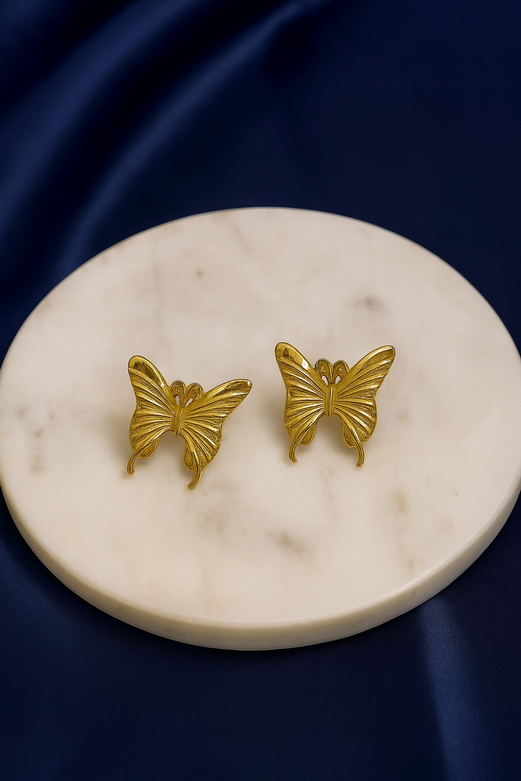 Golden Butterfly Grace Earrings