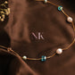 Aurora Glow Beaded Neckline