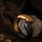 Dual Tone Elegance Cuff Bracelet
