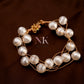 Radiant Pearl Cluster Bracelet