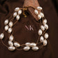 Lustrous Elegance Multi-Layer Pearl Neckline