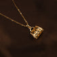 Regal Charm Gold Pendant Necklace