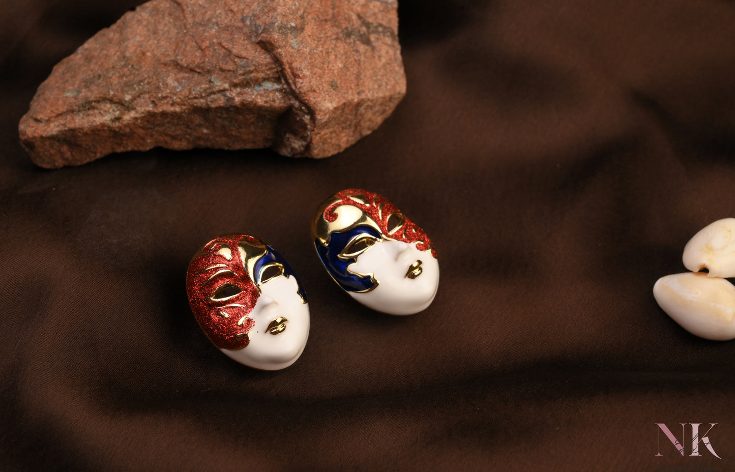 Venetian Glam Face Studs