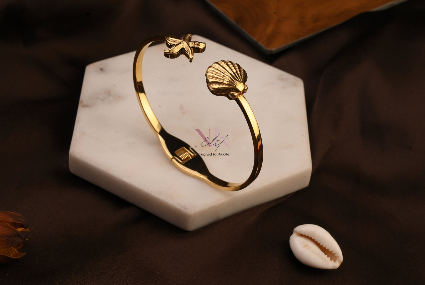 Golden Sea Charm Bracelet