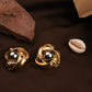 Vintage Gold Orb Studs