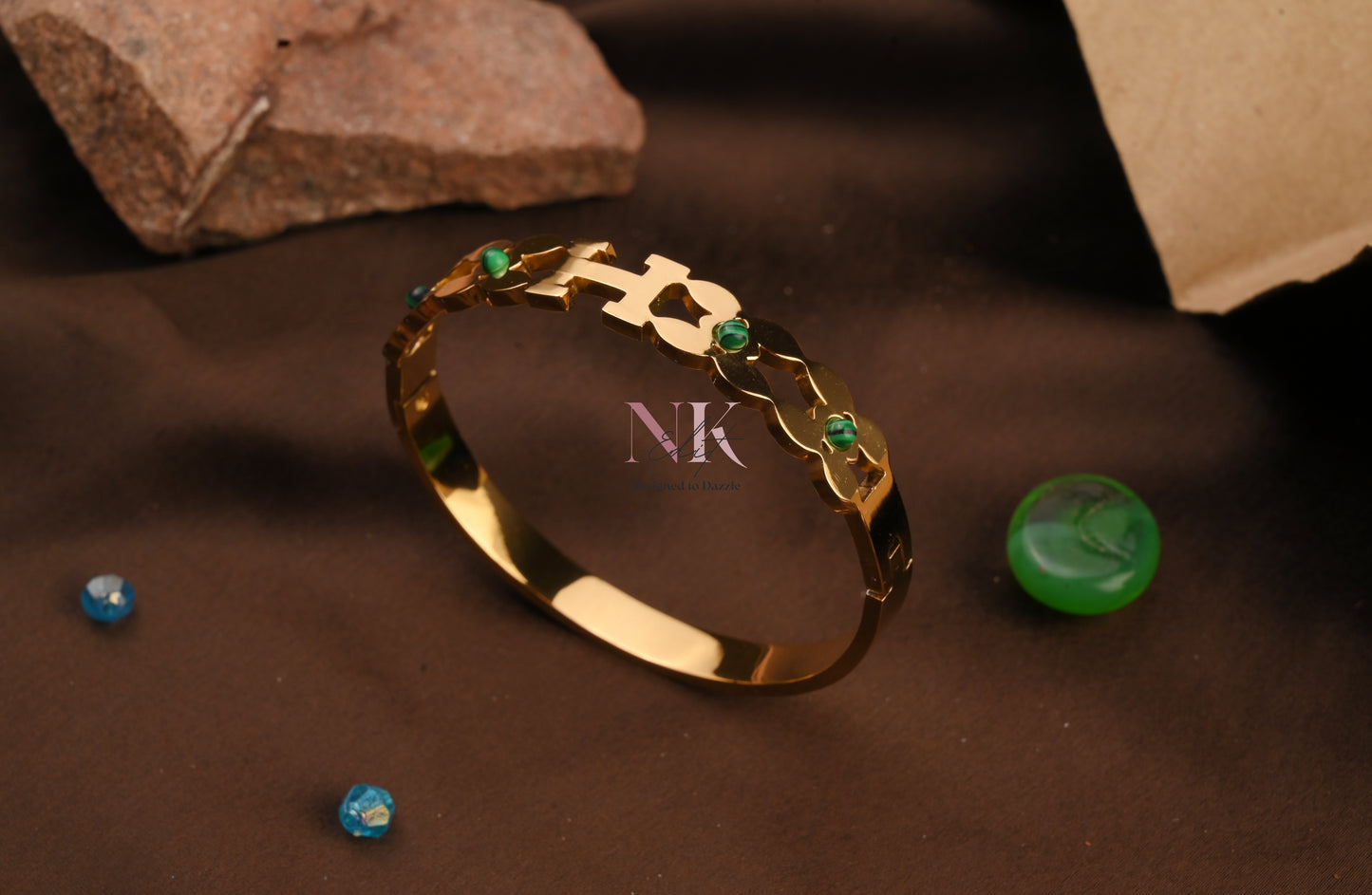 Emerald Luxe Designer Bracelet