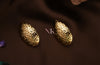 Golden Textured Dome Studs
