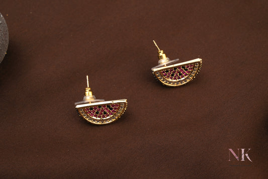 Water Melon Midnight Glam Studs