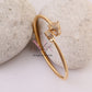 Majestic Panther Head Gold Bracelet