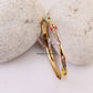 Radiant Spectrum Crystal Gold Bangle