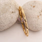 Golden Beaded Charm Bracelet