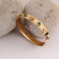 Green Clover Charm Gold Bracelet