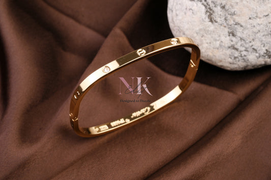 Cartier Inspired Sleek Square Bracelet