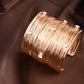 Crystal Wire Cuff Bracelet