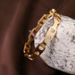 White MOP Bold Chain-Link Bracelet