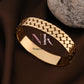 Golden Textured Bracelet