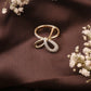 Infinity style Gold Ring