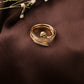 Emerald Serpent Glam Ring
