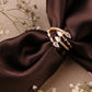Crystal Cascade Statement Ring