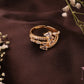 Crystal Cascade Statement Ring