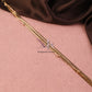 Golden Triple Layer Chain Anklet