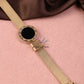 Timeless Roman Dial Charm Mesh Bracelet