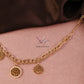 Golden Tree of Life Dual-Layer Charm Bracelet